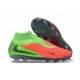 Crampons Nouvelles Nike Phantom 6 High Elite FG Hot Punch Noir Vert Strike
