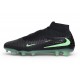 Crampons Nouvelles Nike Phantom 6 High Elite FG Noir Vert Illusion