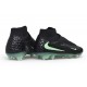 Crampons Nouvelles Nike Phantom 6 High Elite FG Noir Vert Illusion