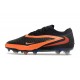Chaussures de Foot Nike Phantom 6 Elite FG Noir Brt Rouge foncé