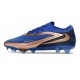Chaussures de Foot Nike Phantom 6 Elite FG Bleu Marine Bronze Métallique