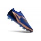 Chaussures de Foot Nike Phantom 6 Elite FG Bleu Marine Bronze Métallique