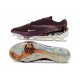 Chaussures de Foot Nike Phantom 6 Elite FG Bordeaux Crush Rouge Univ Fossile 