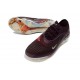 Chaussures de Foot Nike Phantom 6 Elite FG Bordeaux Crush Rouge Univ Fossile 