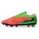 Chaussures de Foot Nike Phantom 6 Elite FG Rouge Vert
