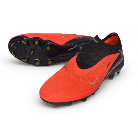 Chaussures de Foot Nike Phantom 6 Elite FG Brt Rouge foncé Fumé Noir