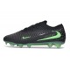 Chaussures de Foot Nike Phantom 6 Elite FG Noir Vert Illusion