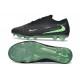 Chaussures de Foot Nike Phantom 6 Elite FG Noir Vert Illusion