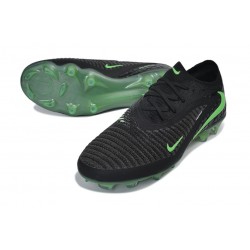 Chaussures de Foot Nike Phantom 6 Elite FG Noir Vert Illusion