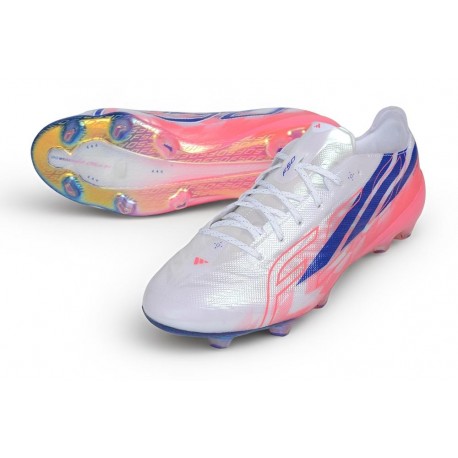 Chaussure adidas F50 Hyperfast EVO FG Nouveau Blanc Violet Rose