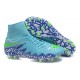 Crampons Nouveau Nike Hypervenom Phantom II Tech Craft FG Bleu Vert