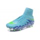 Crampons Nouveau Nike Hypervenom Phantom II Tech Craft FG Bleu Vert