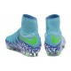 Crampons Nouveau Nike Hypervenom Phantom II Tech Craft FG Bleu Vert