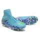 Crampons Nouveau Nike Hypervenom Phantom II Tech Craft FG Bleu Vert