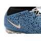 Nike Crampons de Foot Nouveau Mercurial Superfly FG Safari Bleu Blanc