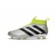 Chaussures Football Homme adidas Ace16+ Pure Control FG Argent Noir Jaune