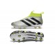 Chaussures Football Homme adidas Ace16+ Pure Control FG Argent Noir Jaune