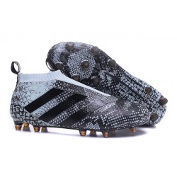adidas Crampon de Foot Ace16+ PureControl FG Gris Noir
