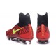 Crampons de Football Nouvelles Nike Magista Obra II FG Rouge Noir Jaune