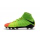 Nike Chaussure Football 2017 Hypervenom Phantom III DF FG Vert Orange Noir