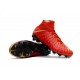 Nike Chaussure Football 2017 Hypervenom Phantom III DF FG Rouge Or