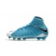 Nike Chaussure Football 2017 Hypervenom Phantom III DF FG Blue Blanc