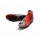 Nike Chaussure Football 2017 Hypervenom Phantom III DF FG Rouge Gris