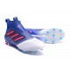 adidas Ace17+ PureControl FG Chaussures Football Bleu Blanc Rouge