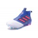 adidas Ace17+ PureControl FG Chaussures Football Bleu Blanc Rouge