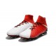 Nike Chaussure Football 2017 Hypervenom Phantom III DF FG Rouge Blanc