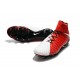 Nike Chaussure Football 2017 Hypervenom Phantom III DF FG Rouge Blanc