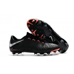 Nike Hypervenom Phantom III FG Nouveautés Crampons - Noir Orange Argent