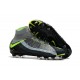 Crampons Nouvelles Nike Hypervenom Phantom 3 Dynamic Fit FG (Noir Gris Vert)