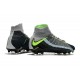 Crampons Nouvelles Nike Hypervenom Phantom 3 Dynamic Fit FG (Noir Gris Vert)