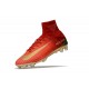 Nike Mercurial Superfly V FG Neuf 2017 Chaussure de Foot Rouge Or