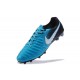 Nike Kangourou Tiempo Legend VII FG Crampon Football - Bleu