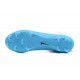 Crampons Football Nouvelles Nike Mercurial Superfly V FG ACC - Blanc Bleu