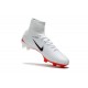 Crampons Football Nouvelles Nike Mercurial Superfly V FG ACC - Blanc Rouge Noir