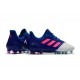 adidas ACE 17.1 Cuir FG Nouvel Chaussure de Foot (Bleu Rose Blanc)