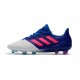 adidas ACE 17.1 Cuir FG Nouvel Chaussure de Foot (Bleu Rose Blanc)