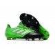 adidas ACE 17.1 Cuir FG Nouvel Chaussure de Foot (Vert Noir Argent)