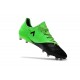 adidas ACE 17.1 Cuir FG Nouvel Chaussure de Foot (Vert Noir Argent)