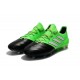 adidas ACE 17.1 Cuir FG Nouvel Chaussure de Foot (Vert Noir Argent)