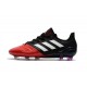 adidas ACE 17.1 Cuir FG Nouvel Chaussure de Foot (Rouge Noir Blanc)