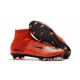 Nike Hommes Chaussure Nouveaux Mercurial Superfly 5 FG - Rouge Noir