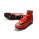 Nike Hommes Chaussure Nouveaux Mercurial Superfly 5 FG - Rouge Noir