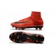 Nike Hommes Chaussure Nouveaux Mercurial Superfly 5 FG - Rouge Noir