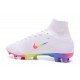 Nike Hommes Chaussure Nouveaux Mercurial Superfly 5 FG - Blanc Couleurs