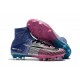 Nike Hommes Chaussure Nouveaux Mercurial Superfly 5 FG - Bleu Rose Noir