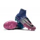 Nike Hommes Chaussure Nouveaux Mercurial Superfly 5 FG - Bleu Rose Noir